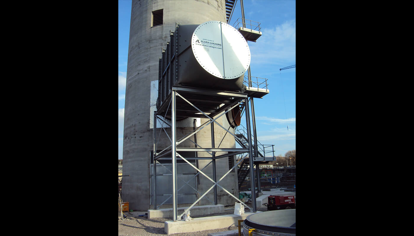 silencers incineration plant