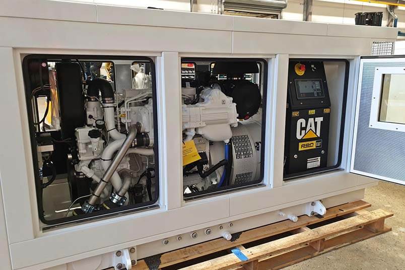 Geluidsisolerende omkasting Pon Power CAT C7.1 generator set