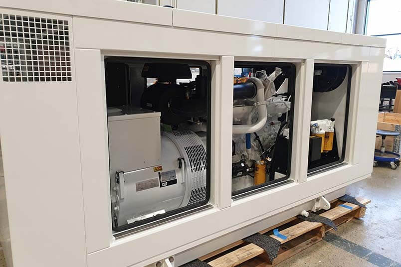 Geluidsisolerende omkasting Pon Power CAT C7.1 generator set