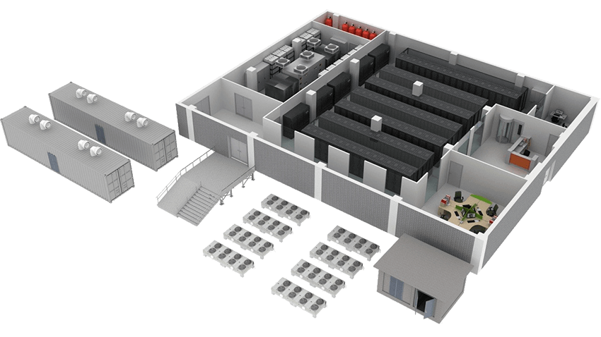 Map Data centers