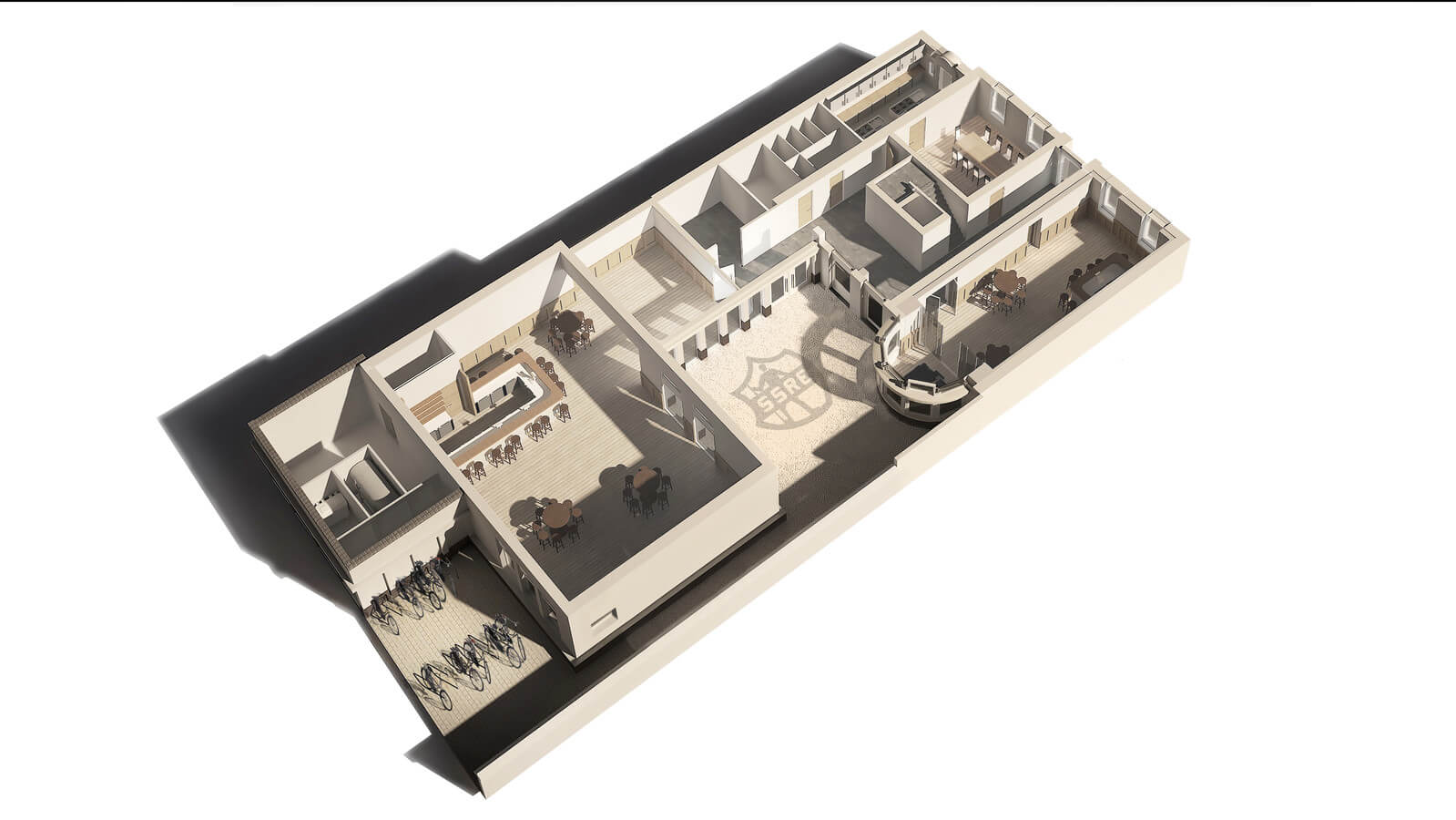 Plattegrond vereniginggebouw SSRE Eindhoven@4x