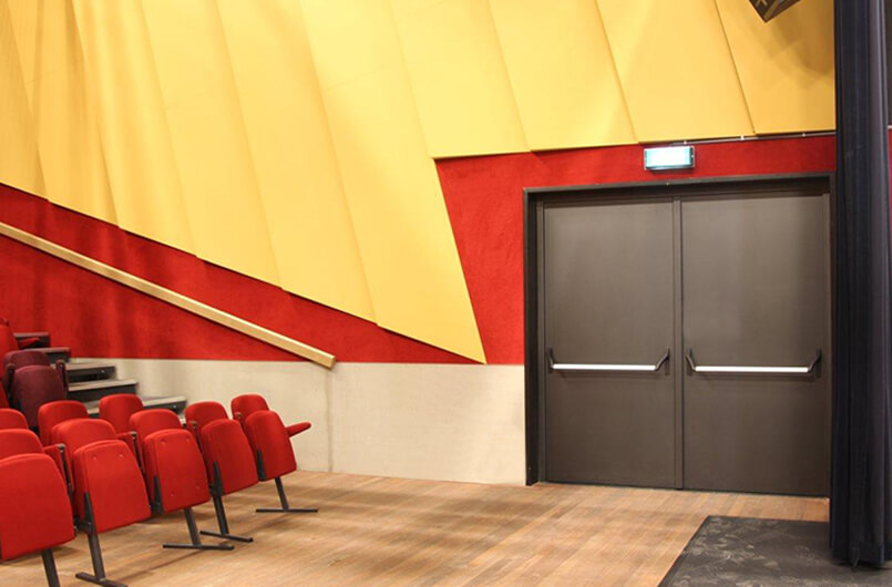 Soundproof doors theater