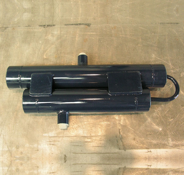 hydraulic pulsation silencer