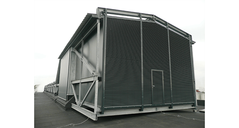 louvres with silencers